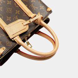 Pre Owned Louis Vuitton Brown Monogram Soufflot BB