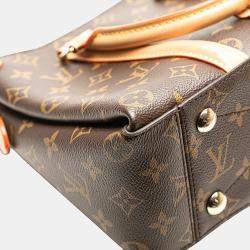 Pre Owned Louis Vuitton Brown Monogram Soufflot BB