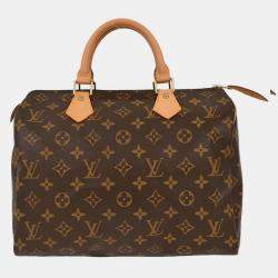 Pre Owned Louis Vuitton Monogram Speedy 30 Handbag M41526 TH0043