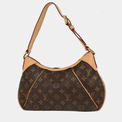Pre Owned Louis Vuitton Monogram Thames PM Hobo Handbag M56384 MI4029