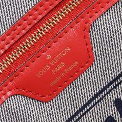 Pre Owned Louis Vuitton Monogram Denim Neverfull MM Shoulder Tote Bag M44981 AR5109