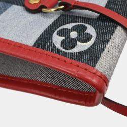 Pre Owned Louis Vuitton Monogram Denim Neverfull MM Shoulder Tote Bag M44981 AR5109