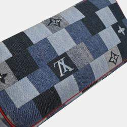 Pre Owned Louis Vuitton Monogram Denim Neverfull MM Shoulder Tote Bag M44981 AR5109