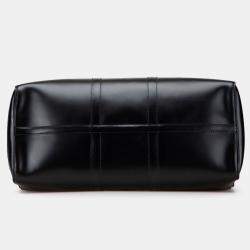 Pre Owned Louis Vuitton Nomade Keepall 50 Black Calf Leather Shoulder Bag