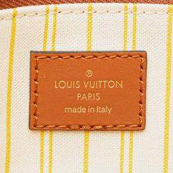 Pre Owned Louis Vuitton Brown Monogram Giant Raffia OnTheGo GM