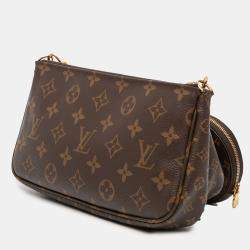 Pre Owned Louis Vuitton Brown Monogram Multi Pochette Accessoires