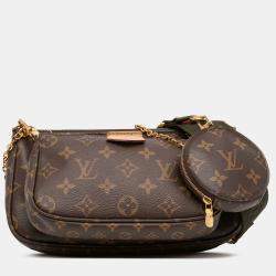 Pre Owned Louis Vuitton Brown Monogram Multi Pochette Accessoires