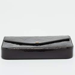 Pre Owned Louis Vuitton Amarante Monogram Vernis Felicie Pochette 