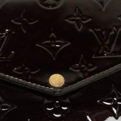 Pre Owned Louis Vuitton Amarante Monogram Vernis Felicie Pochette 
