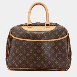 Pre Owned Louis Vuitton Brown Monogram Deauville