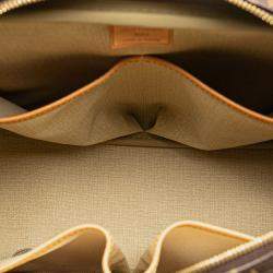 Pre Owned Louis Vuitton Brown Monogram Deauville