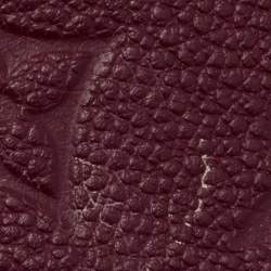 Pre Owned Louis Vuitton Aurore Monogram Empreinte Leather Sarah Wallet