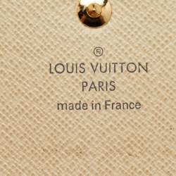 Pre Owned Louis Vuitton Damier Azur Canvas Sarah Wallet