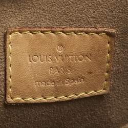Pre Owned Louis Vuitton Black Multicolor Monogram Canvas Greta Bag