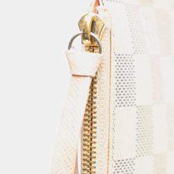 Pre Owned Louis Vuitton White Damier Azur Pochette Felicie