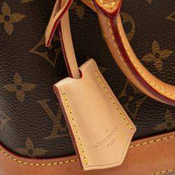 Pre Owned Louis Vuitton Brown Monogram Alma BB