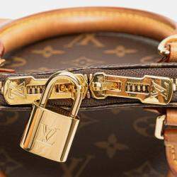 Pre Owned Louis Vuitton Brown Monogram Alma BB