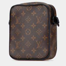 Pre Owned Louis Vuitton Brown Monogram Macassar Christopher Wearable