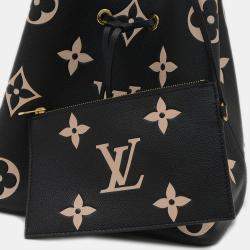 Pre Owned Louis Vuitton Neonoe MM Black Monogram Empreinte Shoulder Bag