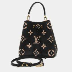 Pre Owned Louis Vuitton Neonoe MM Black Monogram Empreinte Shoulder Bag