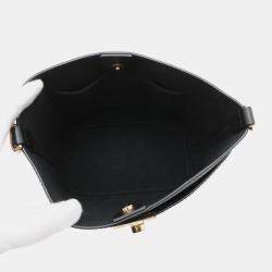 Pre Owned Louis Vuitton Rock & Walk Black Leather Shoulder Bag
