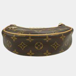Pre Owned Louis Vuitton Brown Monogram Canvas Loop Shoulder Bag