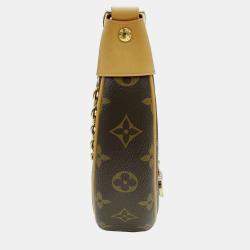 Pre Owned Louis Vuitton Brown Monogram Canvas Loop Shoulder Bag