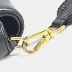 Pre Owned Louis Vuitton Bubblegram Black Leather Wallet on Strap
