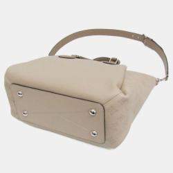 Pre Owned Louis Vuitton Galle Mahina Leather Shoulder Bag