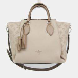 Pre Owned Louis Vuitton Galle Mahina Leather Shoulder Bag