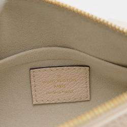 Pre Owned Louis Vuitton Papillon BB Cream, Saffron Monogram Empreinte Leather Shoulder Bag