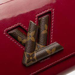 Pre Owned Louis Vuitton Red Vernis Monogram Twist PM