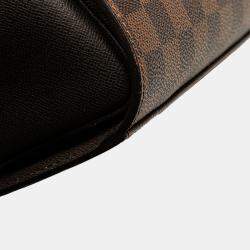 Pre Owned Louis Vuitton Brown Damier Ebene Triana