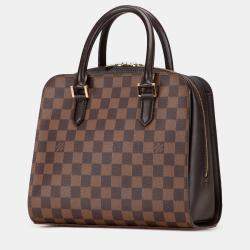 Pre Owned Louis Vuitton Brown Damier Ebene Triana
