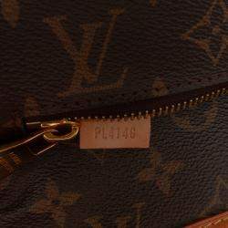 Pre Owned Louis Vuitton Brown Monogram Pochette Metis