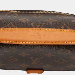Pre Owned Louis Vuitton Brown Monogram Pochette Metis