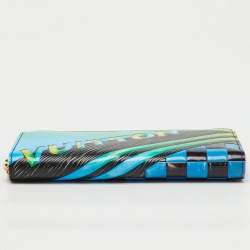 Pre Owned محفظة لويس فيتون زيبي محدودة الإصدار جلد إبي متعدد الألوان بطبعة سباق