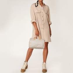 Pre Owned Louis Vuitton Damier Azur Canvas Speedy 30 Bag