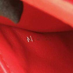 Pre Owned Louis Vuitton Red Taurillon Capucines BB