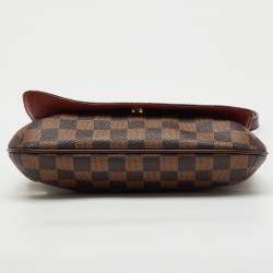 Pre Owned Louis Vuitton Damier Ebene Canvas Musette Tango Bag