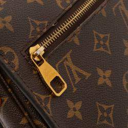 Pre Owned Louis Vuitton Brown Monogram Pochette Metis