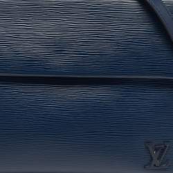 Pre Owned Louis Vuitton Blueberry Epi Leather Cluny MM Bag