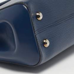 Pre Owned Louis Vuitton Blueberry Epi Leather Cluny MM Bag