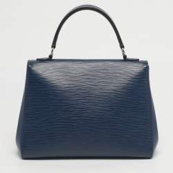 Pre Owned Louis Vuitton Blueberry Epi Leather Cluny MM Bag