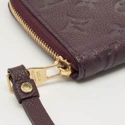 مملوكة مسبقًا Louis Vuitton Aube Monogram Empreinte Leather Zippy Wallet