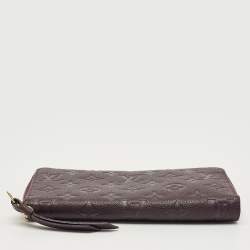 مملوكة مسبقًا Louis Vuitton Aube Monogram Empreinte Leather Zippy Wallet