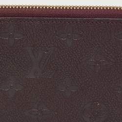 مملوكة مسبقًا Louis Vuitton Aube Monogram Empreinte Leather Zippy Wallet