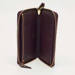 مملوكة مسبقًا Louis Vuitton Aube Monogram Empreinte Leather Zippy Wallet