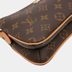 Pre Owned Louis Vuitton Brown Monogram Pochette Liv