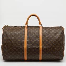 Pre Owned Louis Vuitton Monogram Canvas Keepall Bandoulière 60 Bag